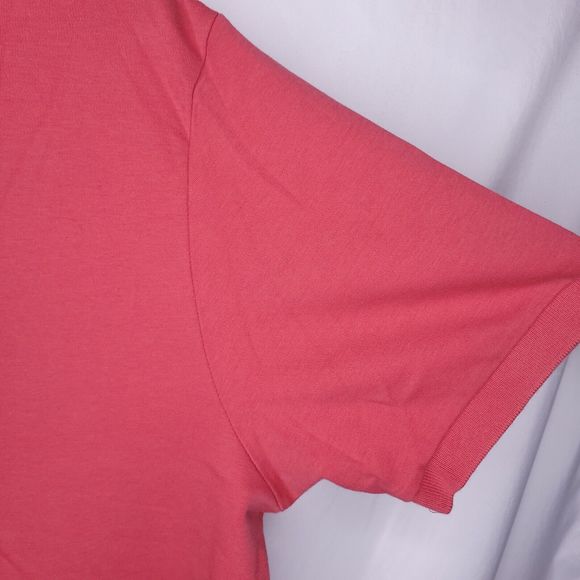 Ralph Lauren Polo Shirt Mens XL Red Navy Pony Preppy Vintage Cotton Casual - Picture 4 of 10